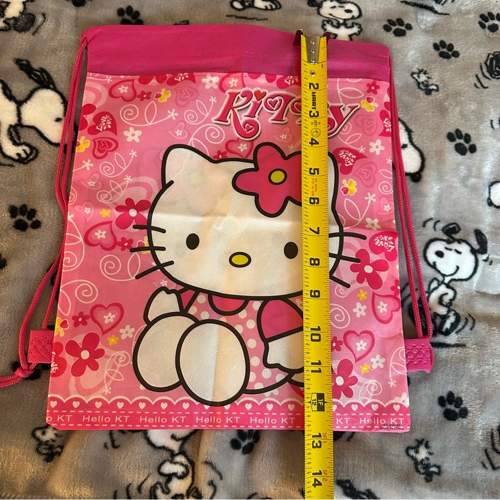Hello Kitty Pink Drawstring Bag - Picture 3 of 4